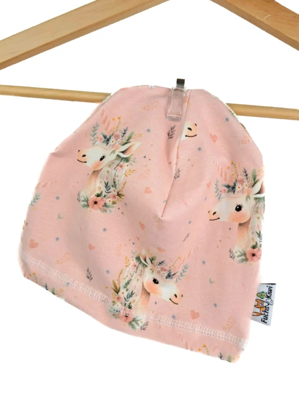 Beanie Einhorntraum rosa