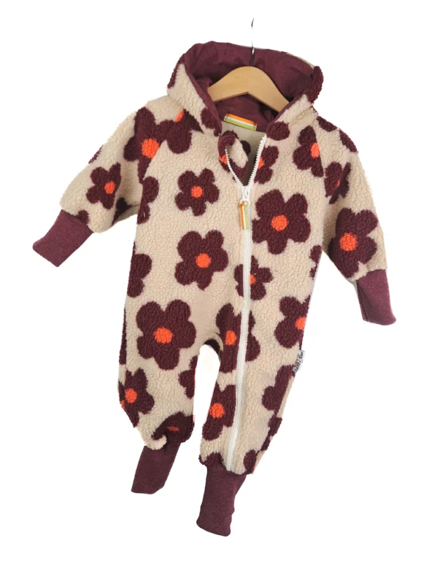 Fleeceoverall Blumen