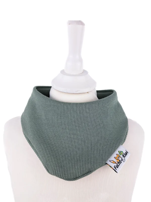 Halstuch Feinripp altmint