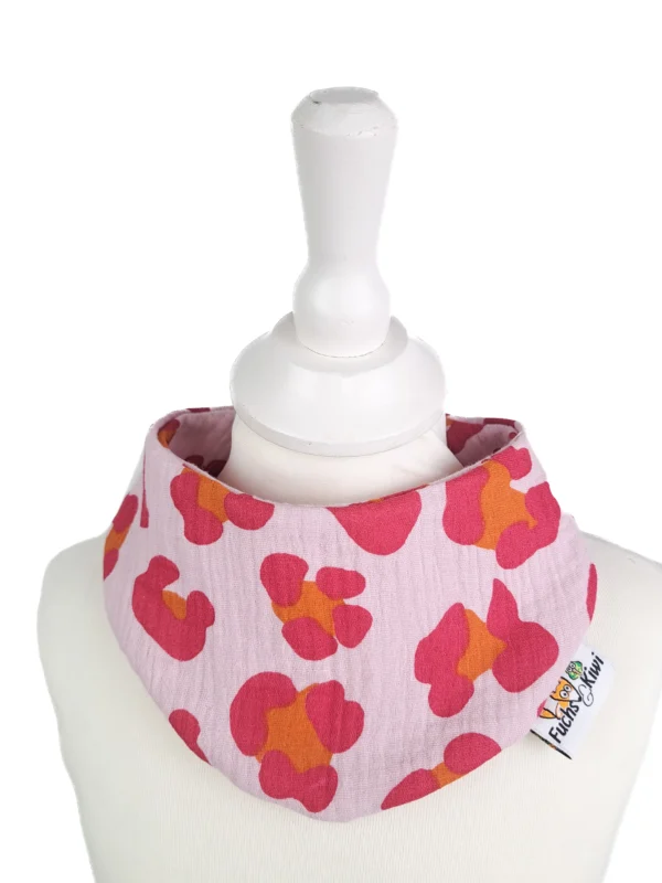 Halstuch Musselin Leo pink