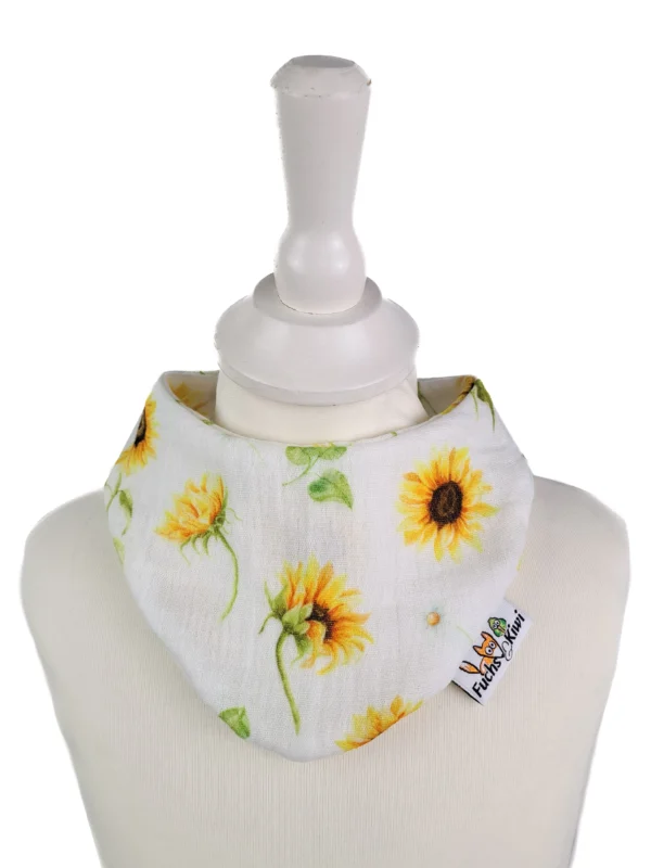 Halstuch Musselin Sonnenblumen