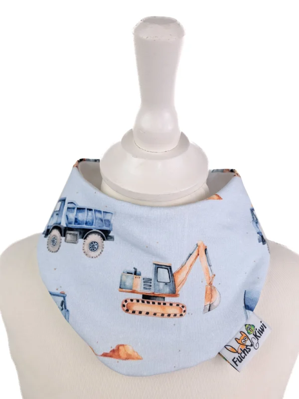Halstuch Baustelle blau