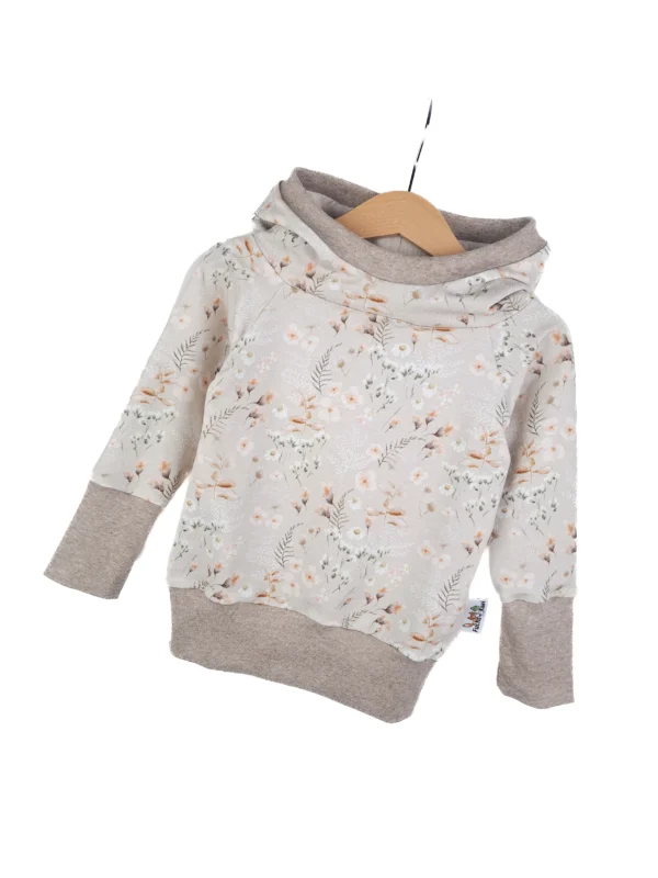 Hoodie Blümchen sand