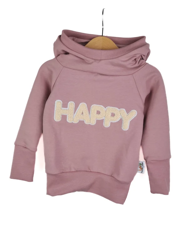 Hoodie Happy-Patch altrosa – Bild 4