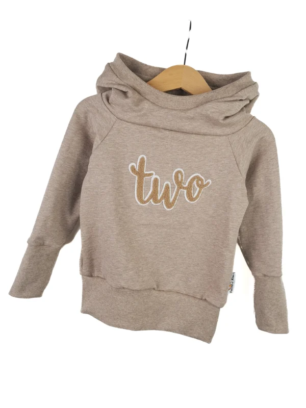 Hoodie Two-Patch sand