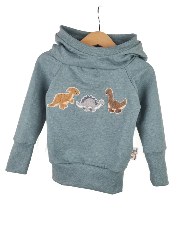 Hoodie Dinolieblinge-Patch altmint