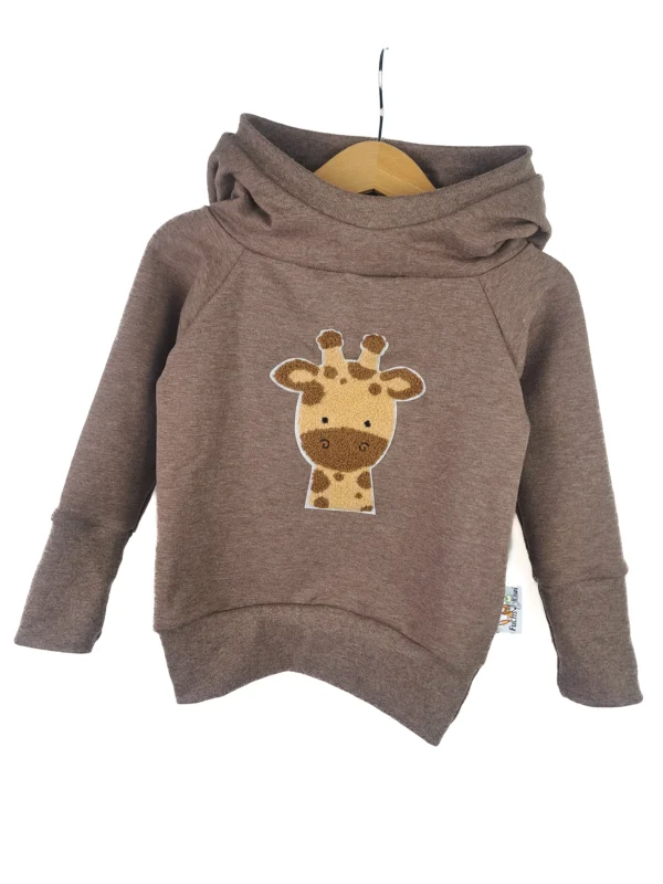 Hoodie Giraffenkopf-Patch
