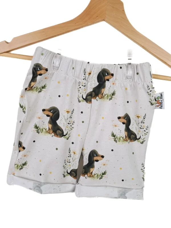 Kurze Shorts Dackel