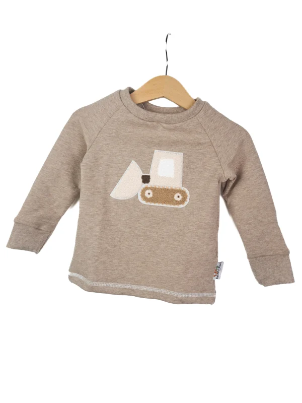 Langarmshirt Bagger-Patch sand
