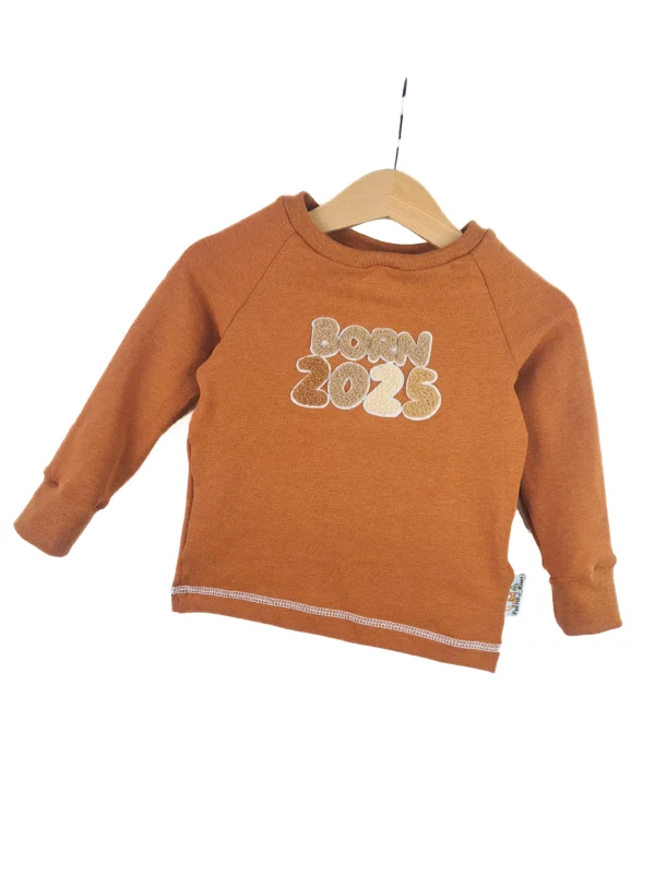 Langarmshirt Born 2025 zimt
