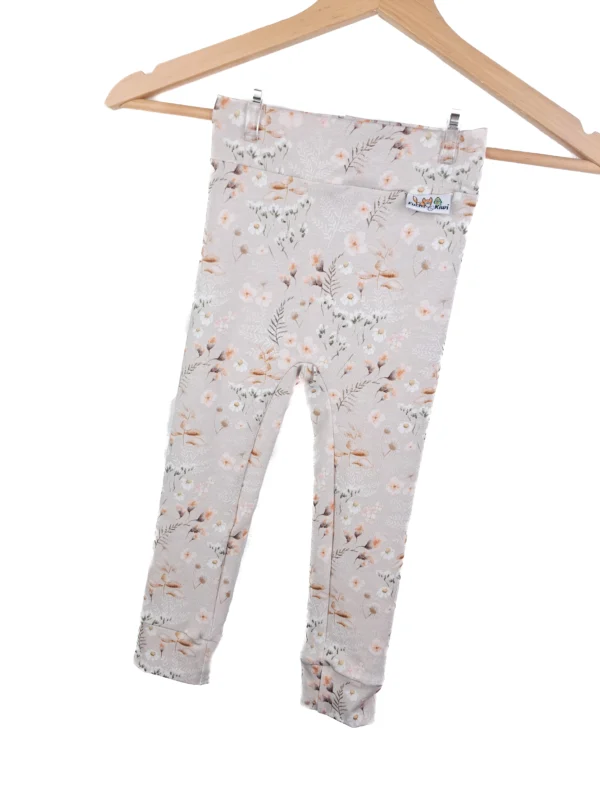 Leggings Blümchen sand