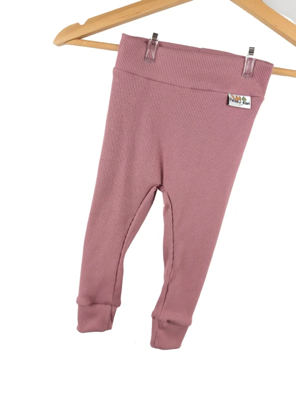 Leggings Feinripp altrosa