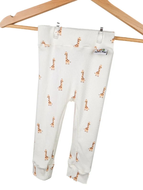 Leggings Feinripp Giraffe