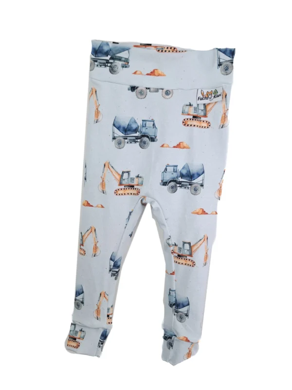 Leggings Baustelle blau