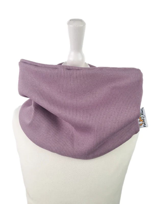 Loop Feinripp mauve