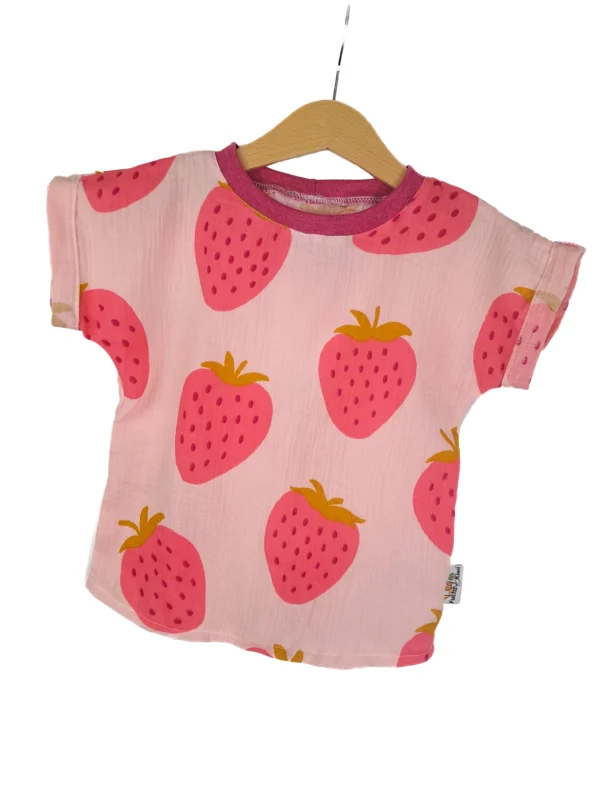 Shirty Musselin Erdbeeren