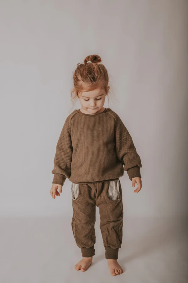 Pullover Streifen beige – Bild 2