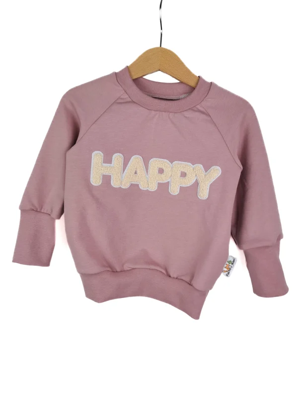 Pullover Happy-Patch altrosa – Bild 2