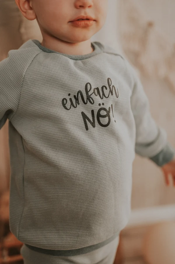 Pullover Einfach Nö mint – Bild 3