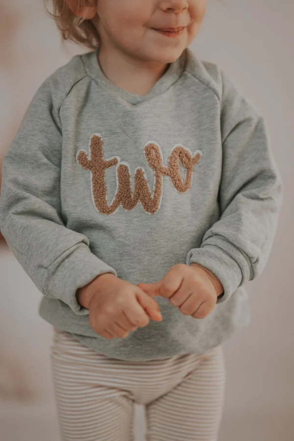 Pullover Two-Patch mint – Bild 4