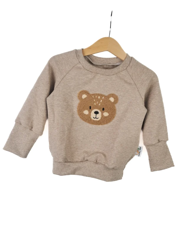 Pullover Bärchi-Patch sand
