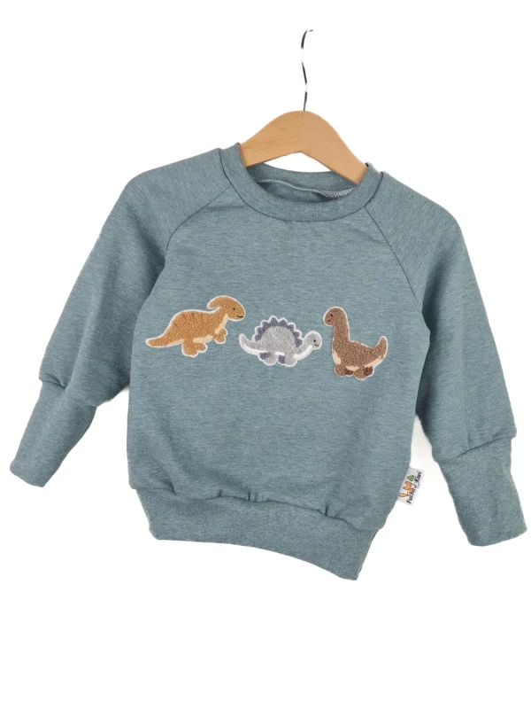 Pullover Dinolieblinge-Patch altmint
