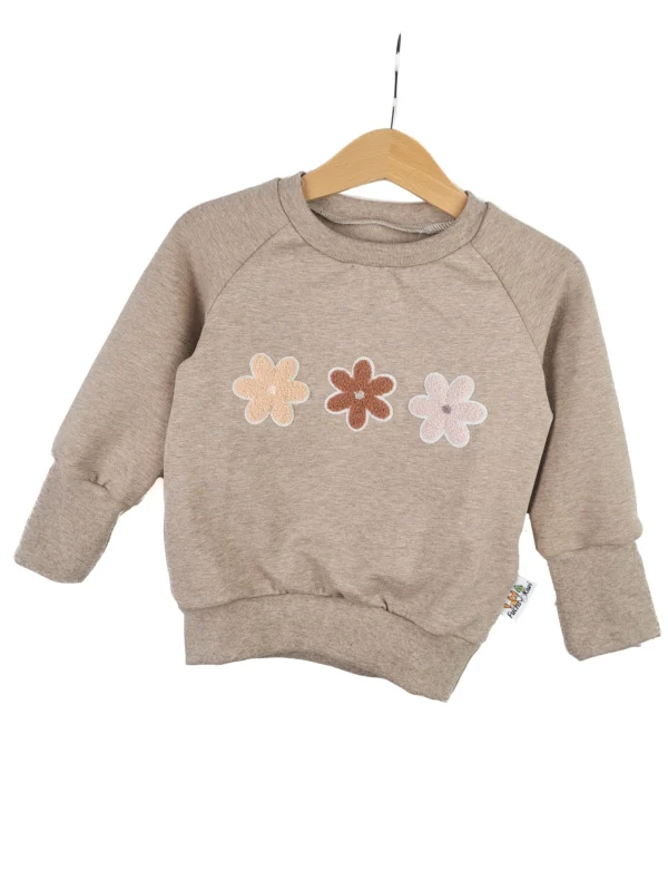 Pullover Blumenlieblinge-Patch sand