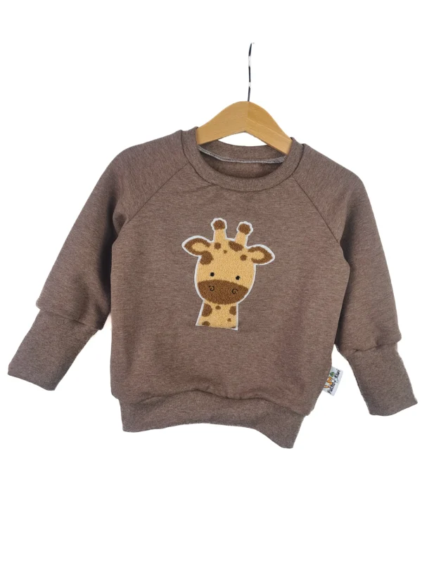 Pullover Giraffenkopf-Patch