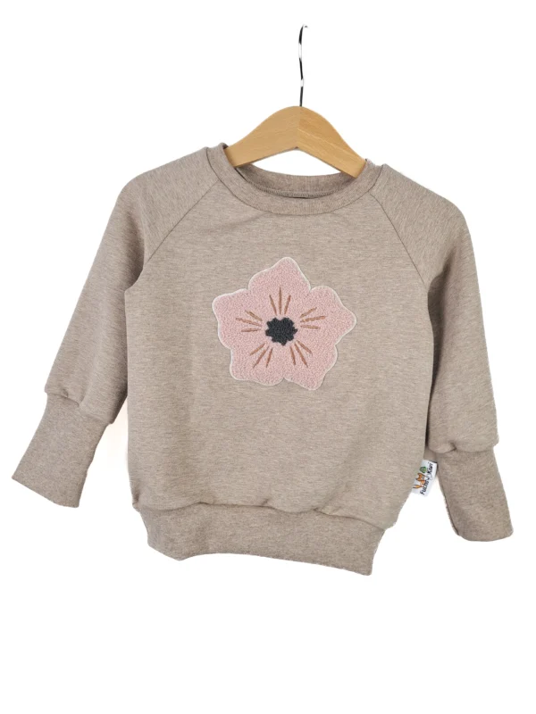 Pullover Blumentraum-Patch sand