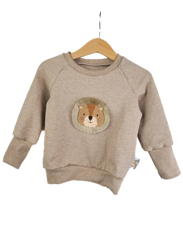 Pullover Löwenliebling-Patch sand