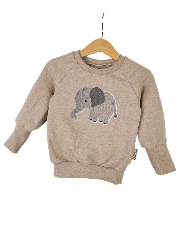 Pullover Elefant-Patch