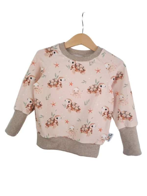 Pullover Unterwasserwelt sand