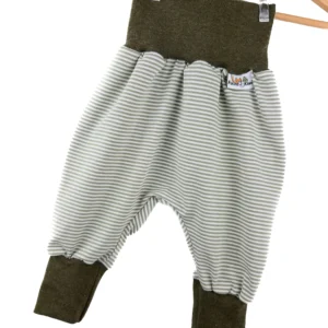 Pumphose Streifen salbei