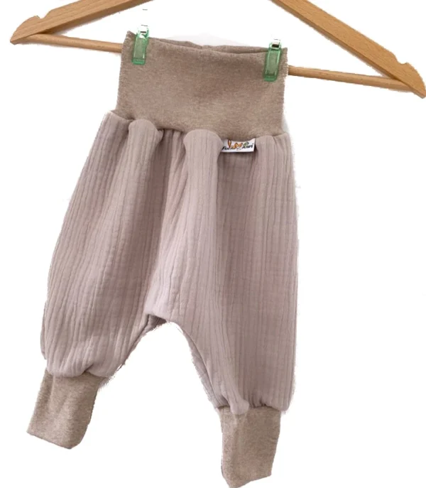 Pumphose Musselin beige