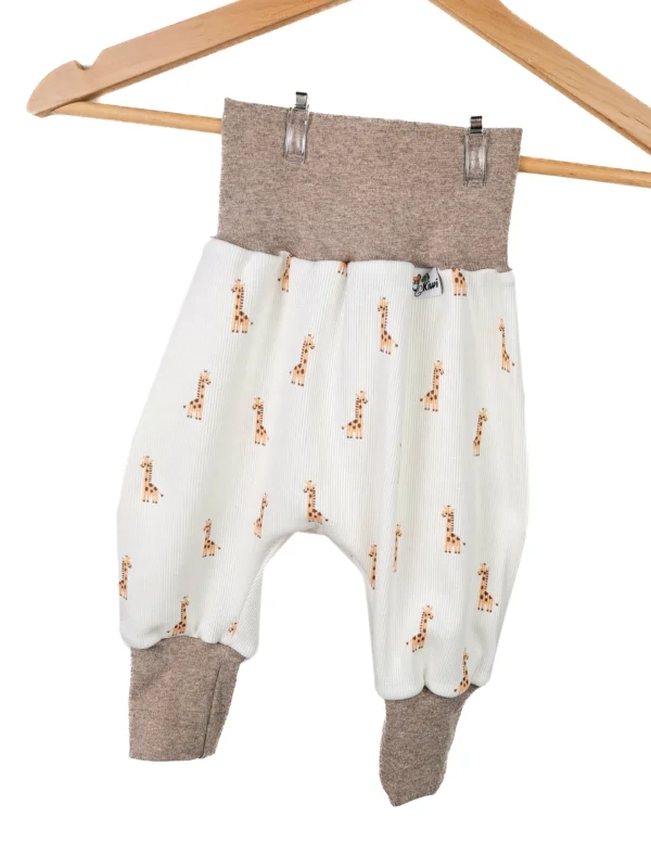 Pumphose Feinripp Giraffe