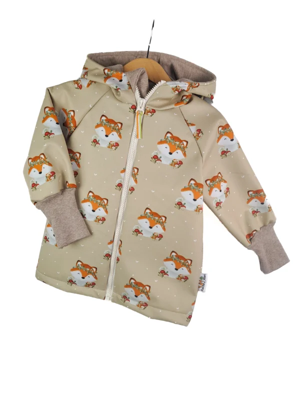 Softshelljacke Fuchsi sand