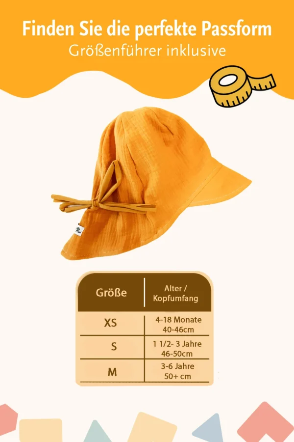 Sommerhut Musselin Streublumen – Bild 2