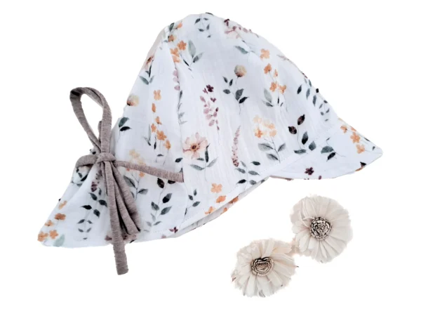 Sommerhut Musselin Streublumen