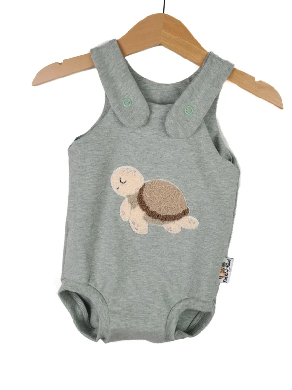 Sommerstrampler Schildkröte-Patch mint