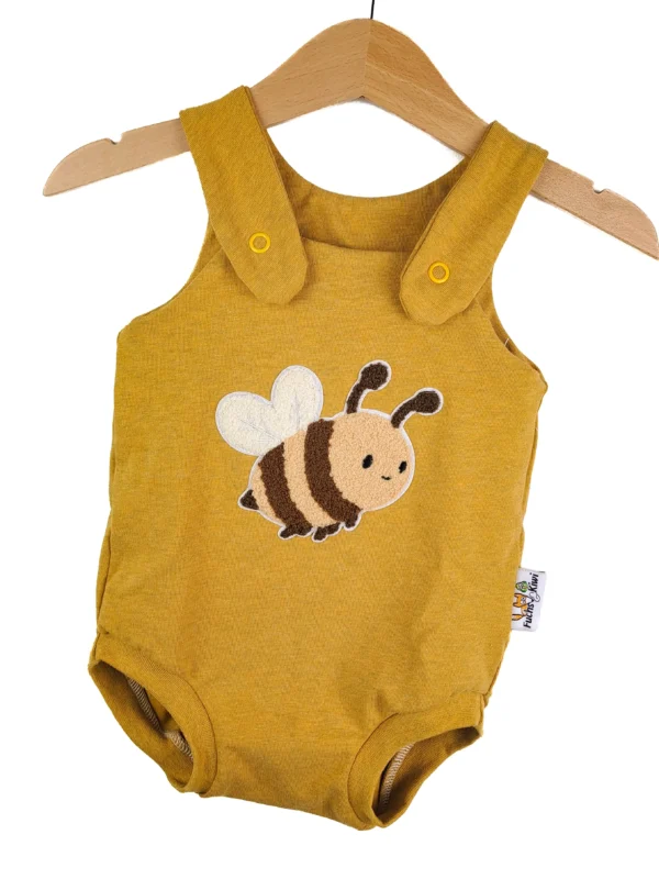 Sommerstrampler Biene-Patch