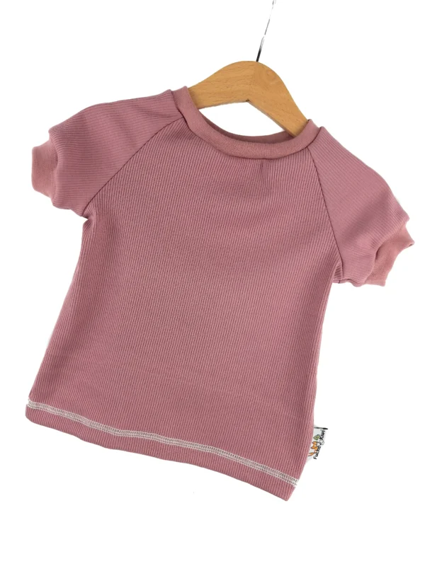 T-Shirt Feinripp altrosa