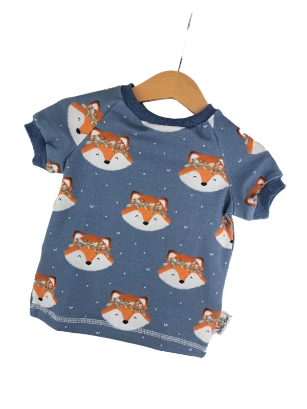 T-Shirt Fuchsi blau
