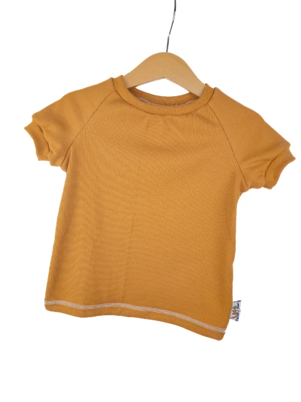 T-Shirt Feinripp curry