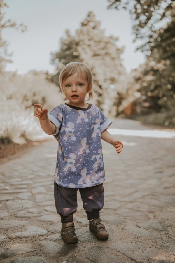 Shirty Einhörner flieder – Bild 2