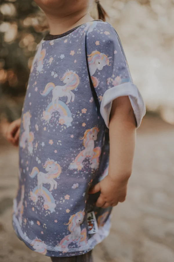 Shirty Einhörner flieder – Bild 3