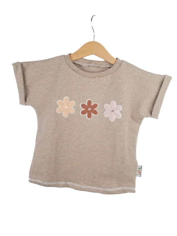 Shirty Blumenlieblinge-Patch sand