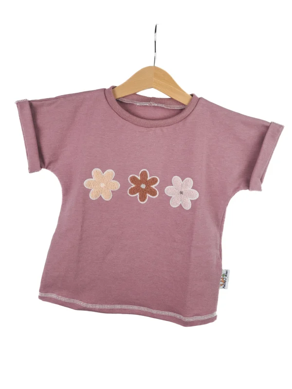 Shirty Blumenlieblinge-Patch altrosa