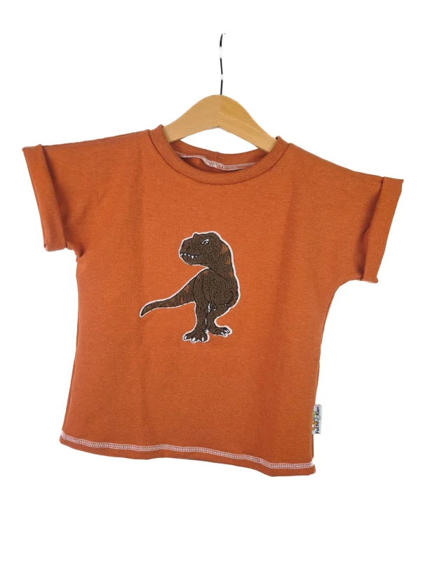 Shirty T-Rex-Patch khaki/rost