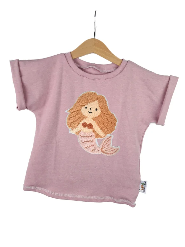 Shirty Meerjungfrau-Patch rosa