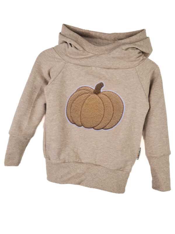 Hoodie Kürbis-Patch sand